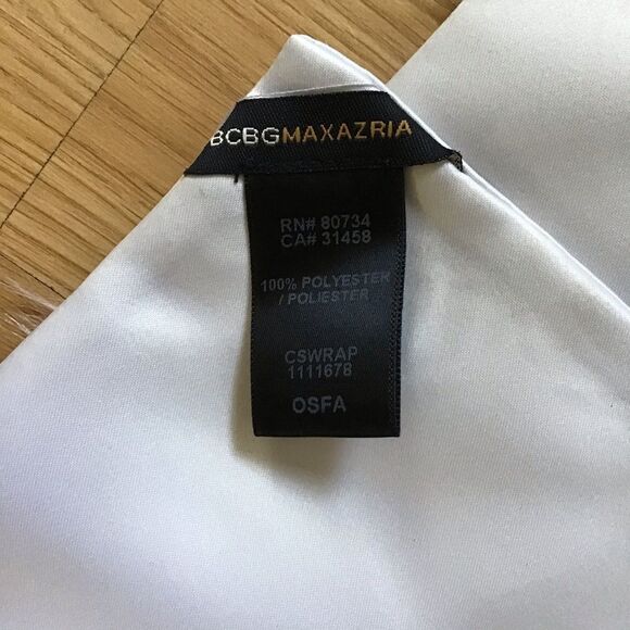 BCBGMAXAZRIA Formal Dress Beaded Neckline Shawl - Picture 9 of 11